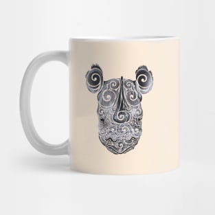 Swirly Rhino Mug